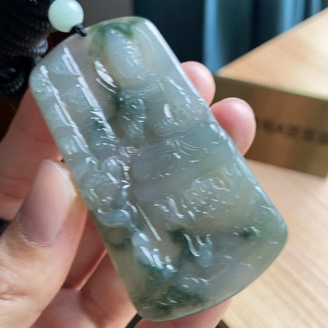 【闪购商品】颈饰未镶嵌翡翠天然缅甸A货翡翠