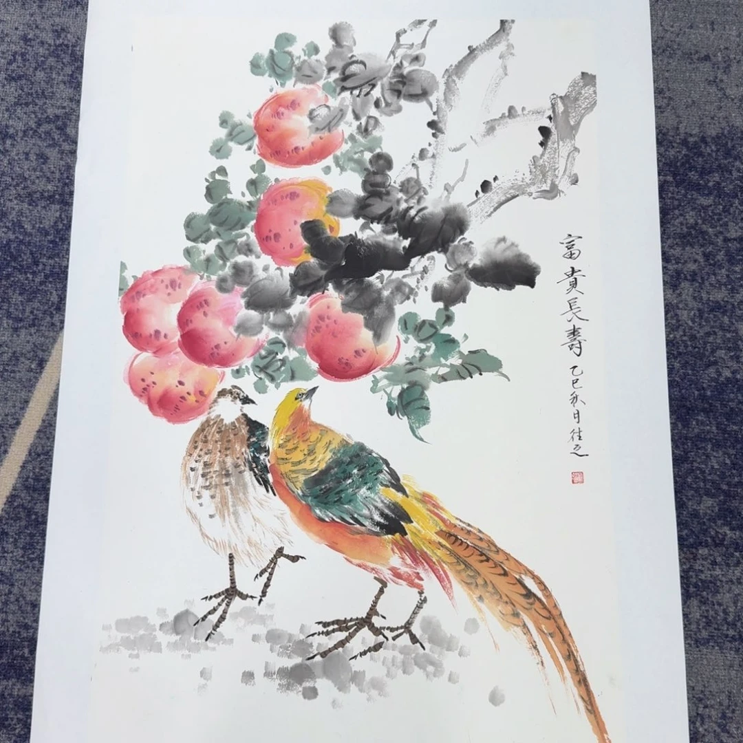 国画国画作品山水花鸟