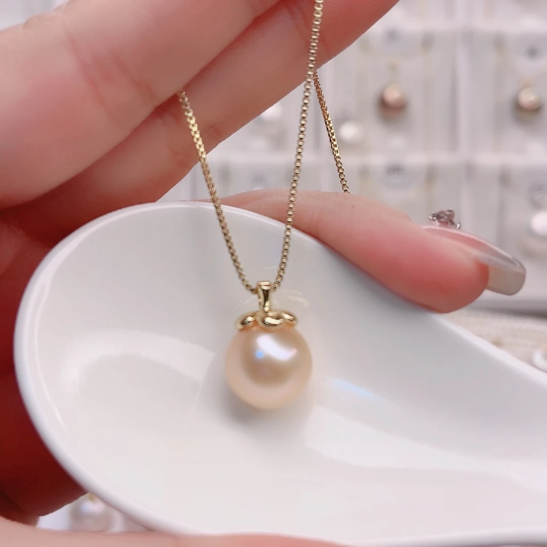 淡水珍珠未镶嵌吊坠(赠链)