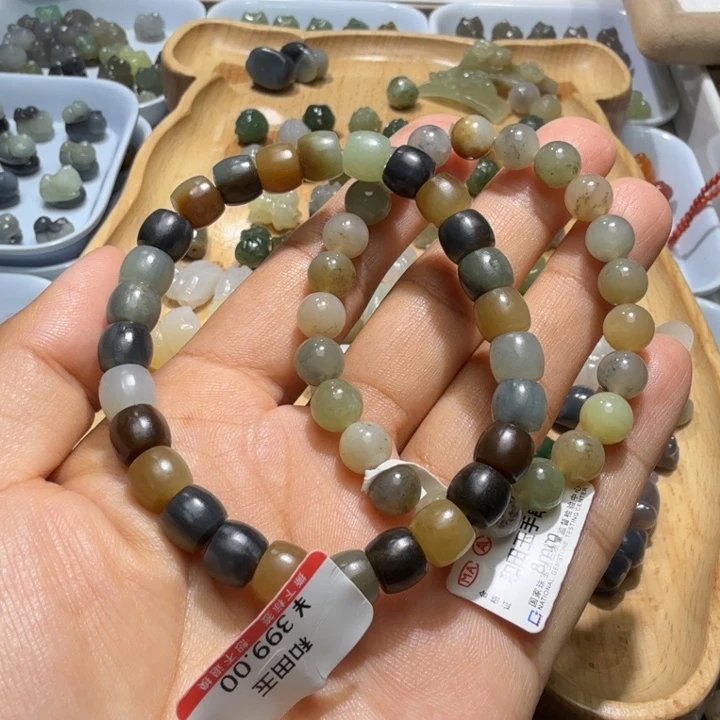 用***2未镶嵌和田玉珠宝半成品
