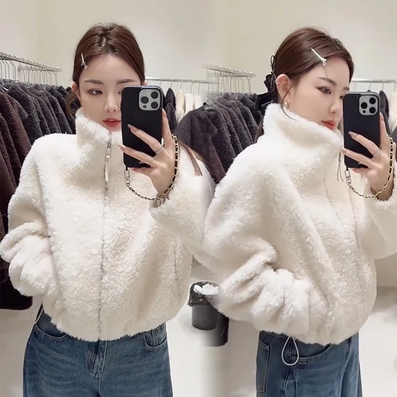 2025秋冬新款时尚显瘦气质网红高档洋气女高级百搭宽松大码外套潮