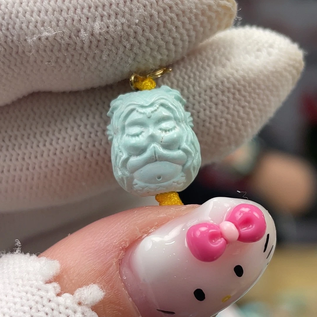 绿松石未镶嵌挂件