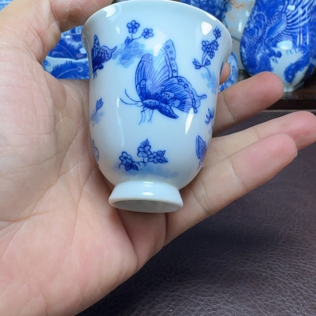 瓷片当代景德镇陶瓷手绘茶具