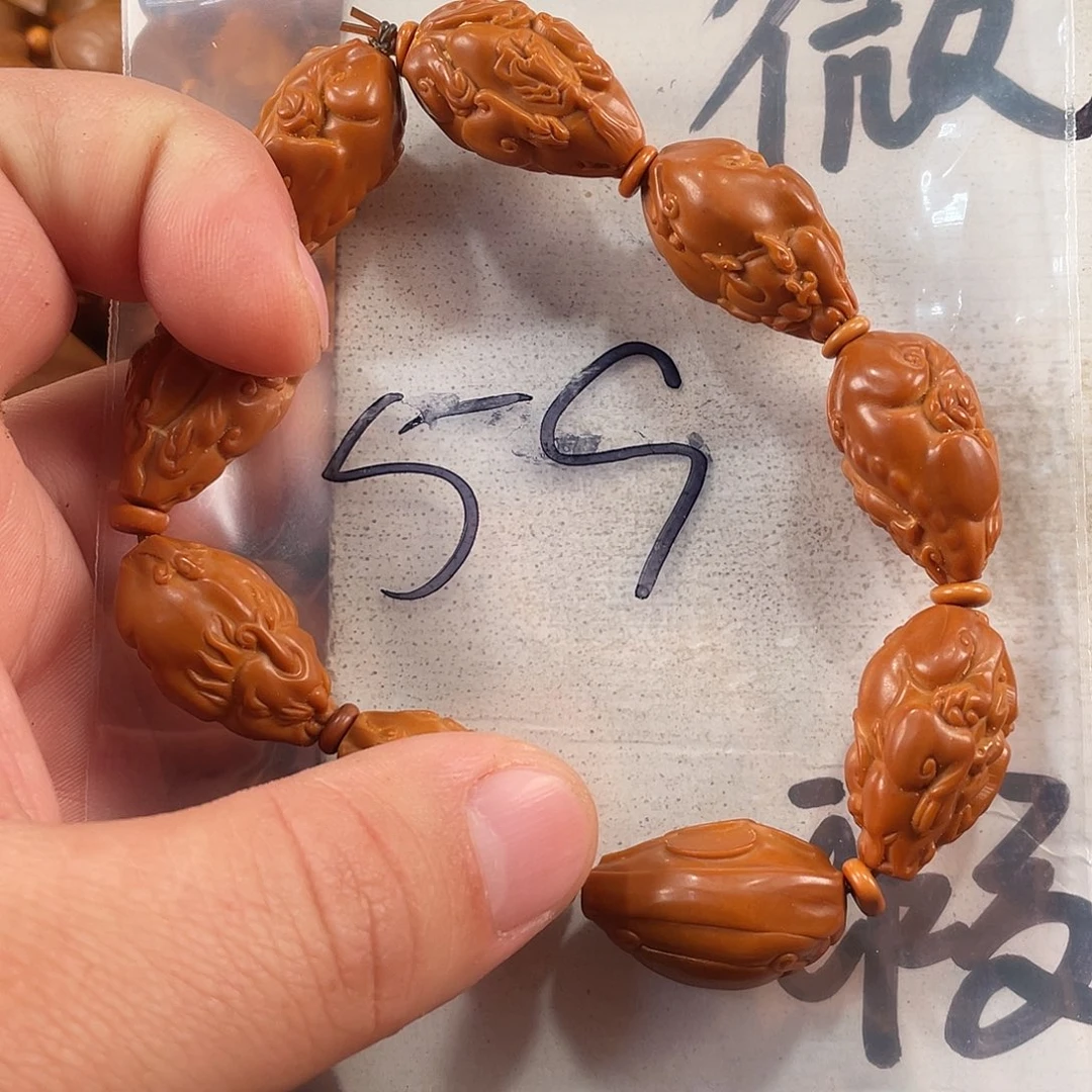 橄榄核手串/手链橄榄核雕工艺手串 瑕疵介意勿拍