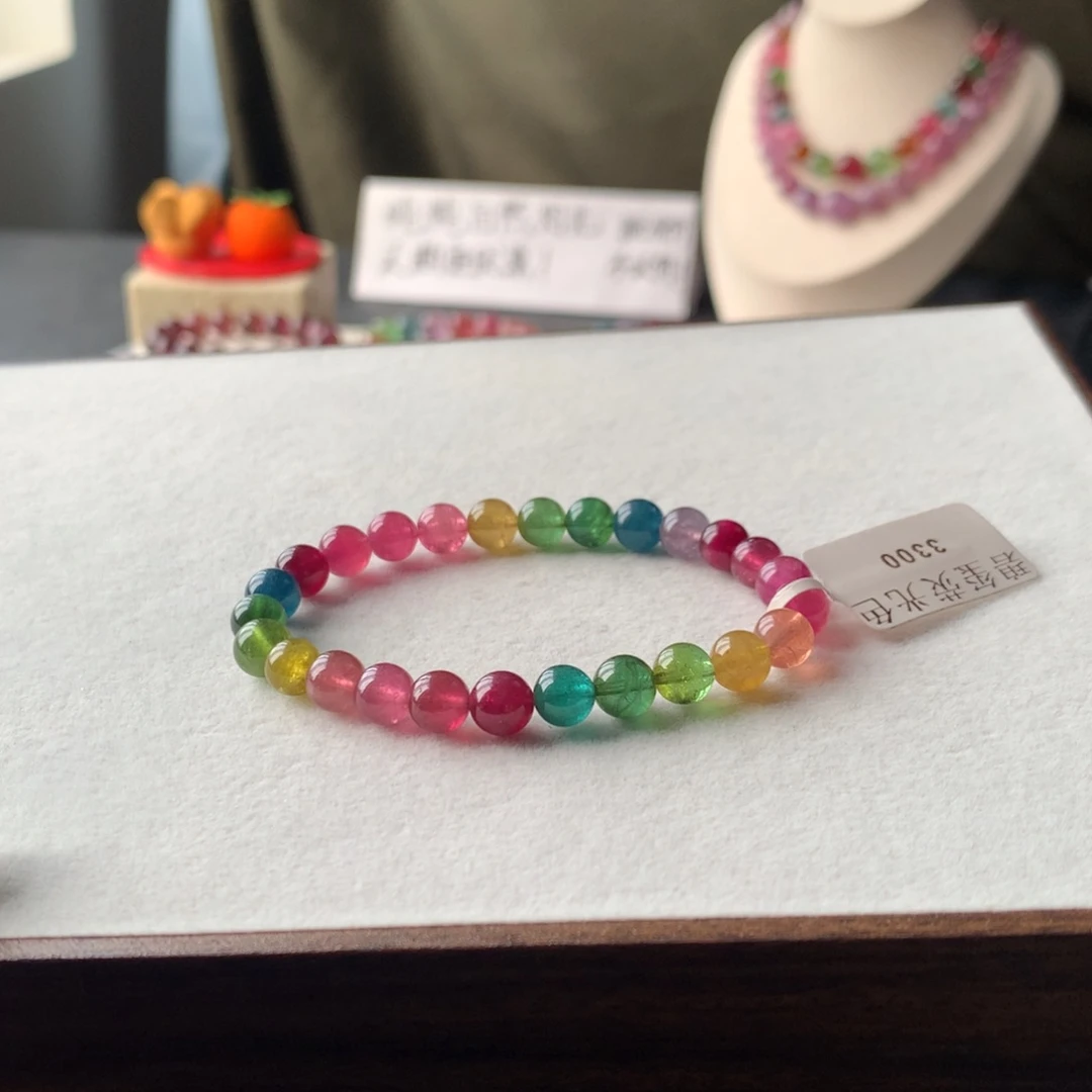 未镶嵌手链碧玺碧玺