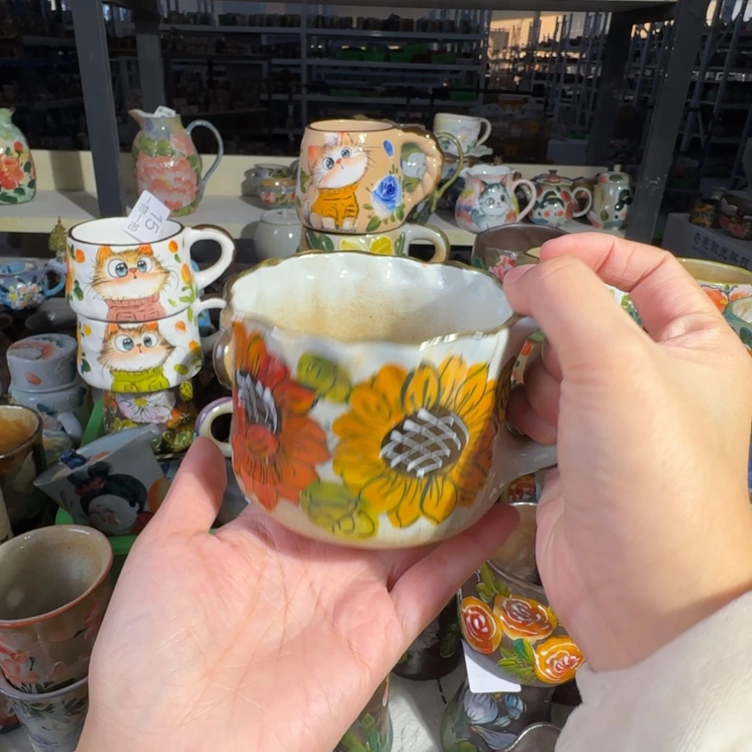 景德镇手工陶瓷釉下彩紫砂正品22