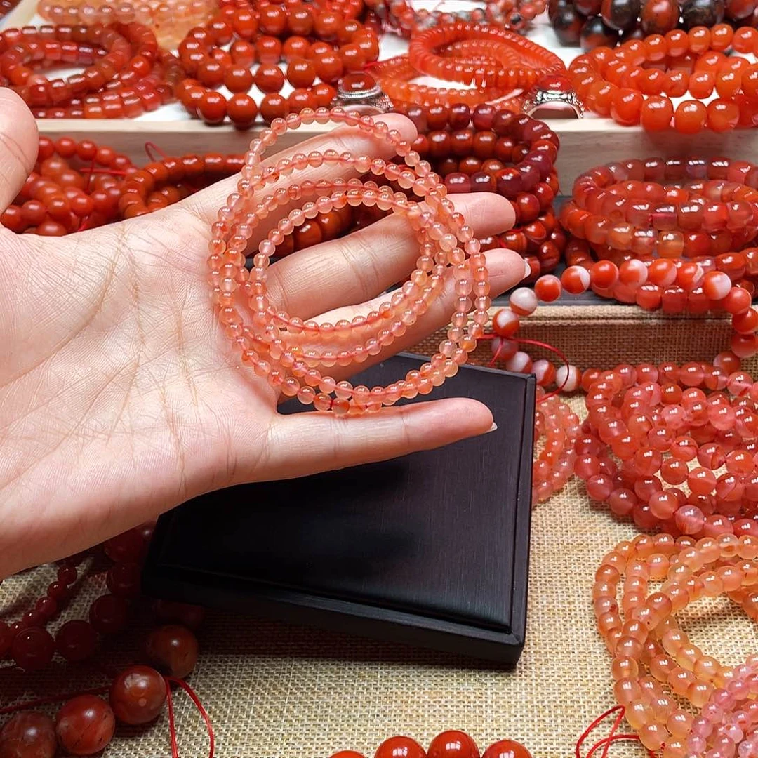 手链未镶嵌南红玛瑙小*