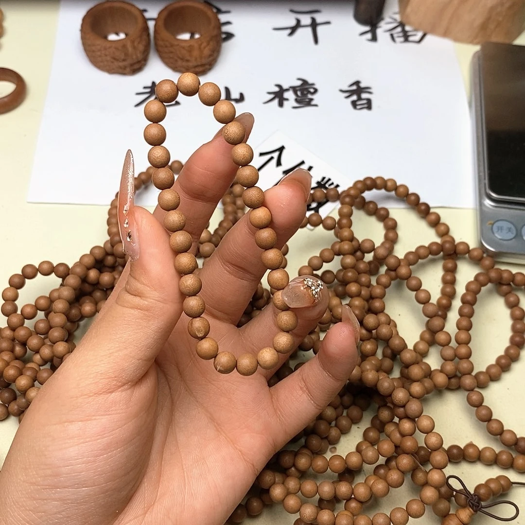 檀香木手串/手链0.6手串黑