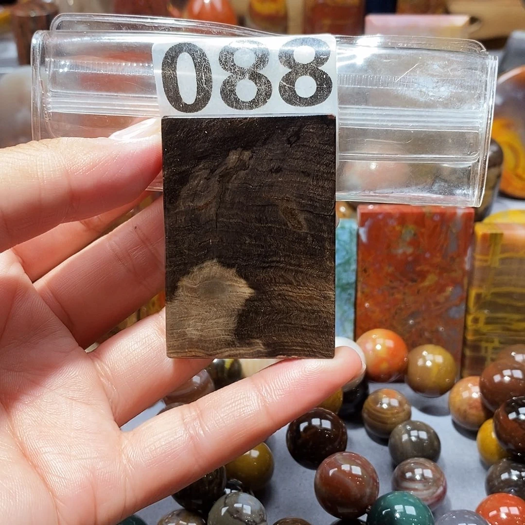 硅化玉天然北票硅化玉吊坠未镶嵌