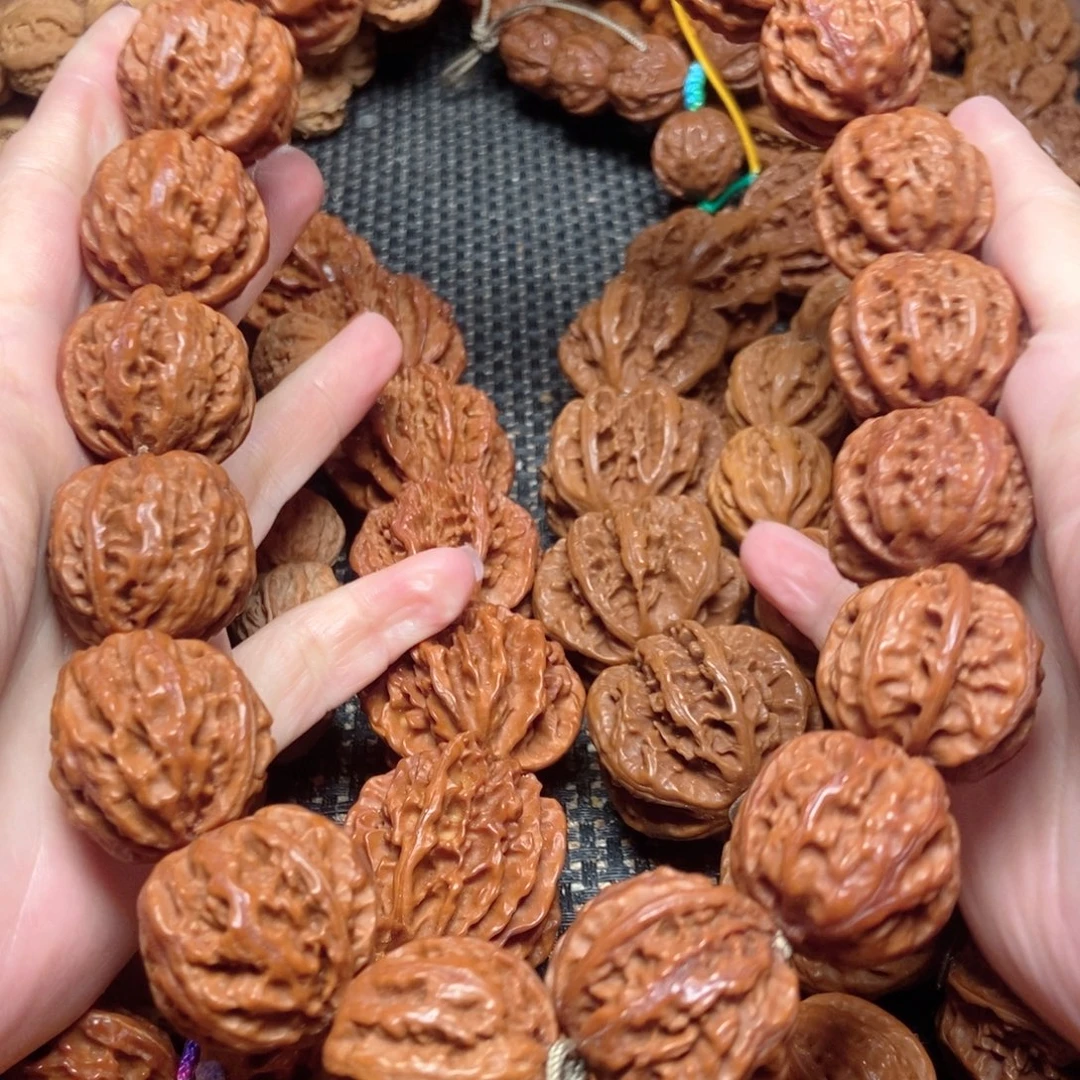 吊坠桃核小京八棱手持