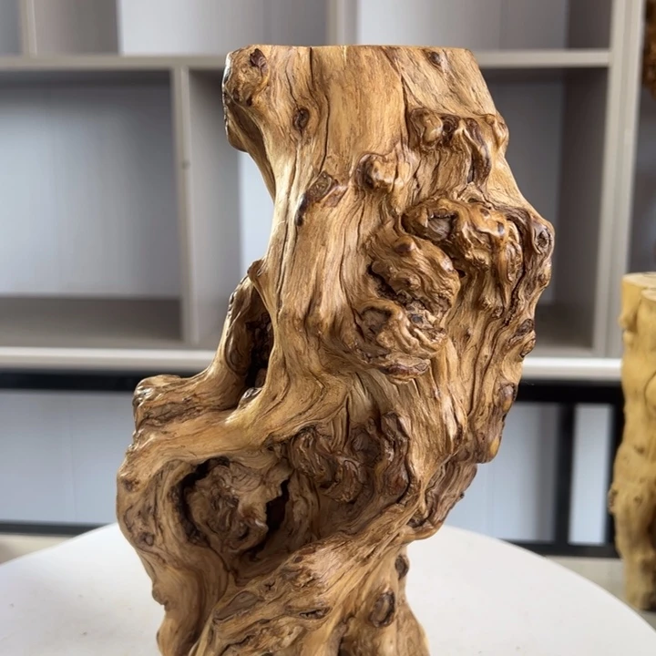 木石榴木榴疤底座摆件