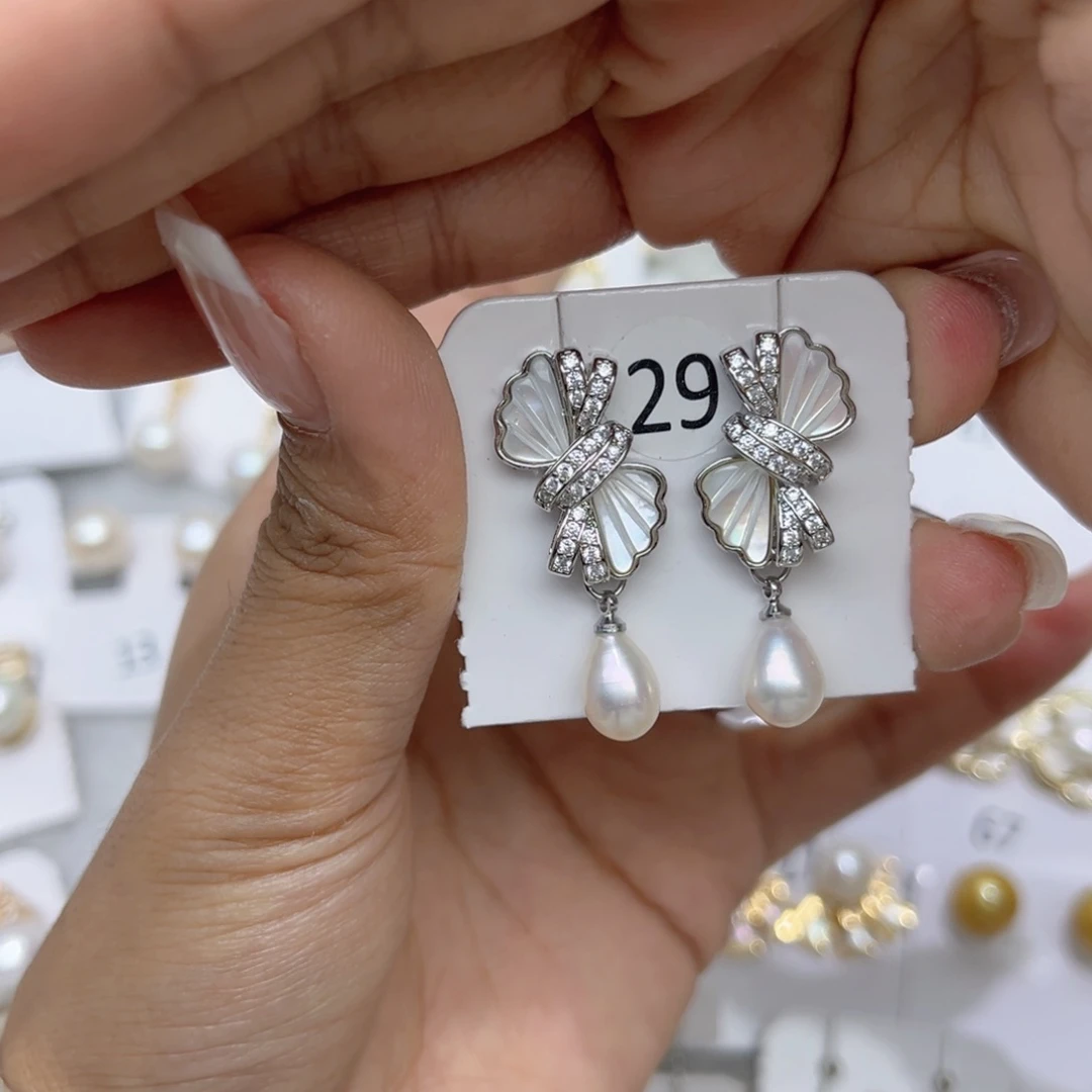 *****淡水珍珠戒指合金