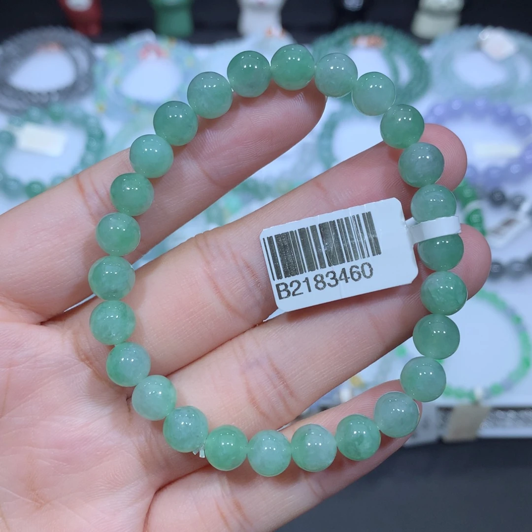 未镶嵌手串翡翠天然