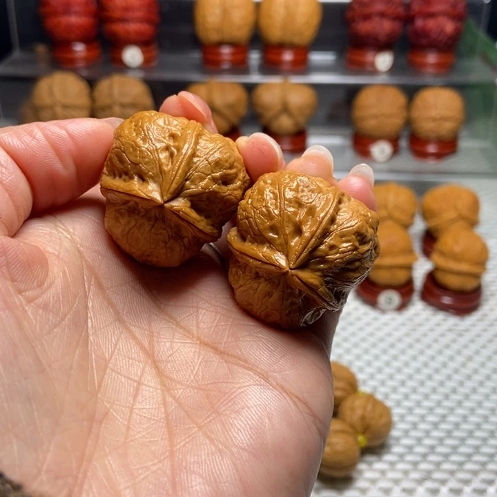 文玩核桃把件1小粽子三棱