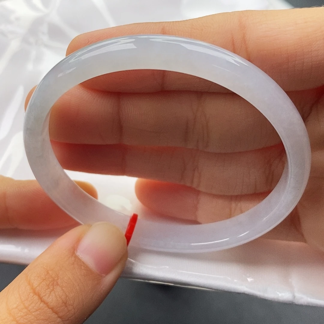 翡翠未镶嵌手镯（贵妃镯）57贵妃