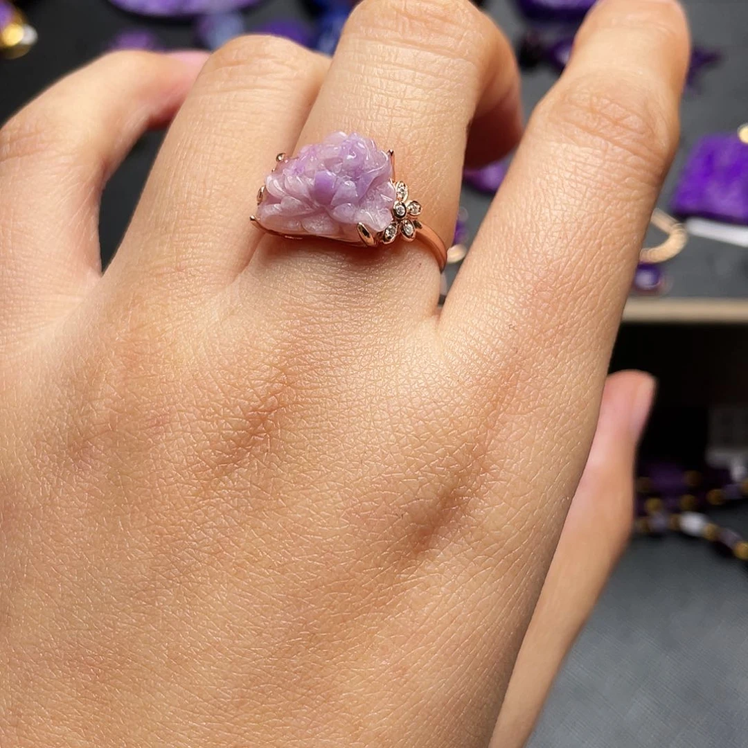 苏纪石（舒俱来）戒指银S925镶嵌