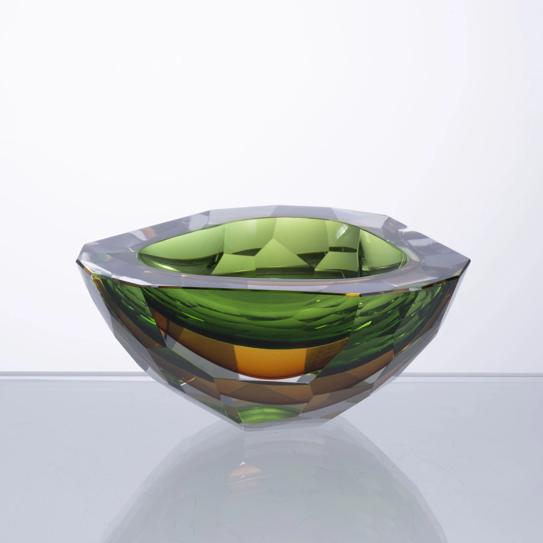 意中家美学【艺术烟灰缸】纯手工水晶琉璃客厅接待AJ1111128