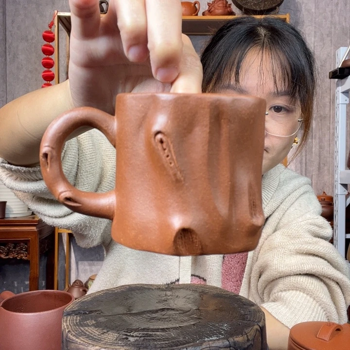 茶杯紫砂原矿紫砂杯