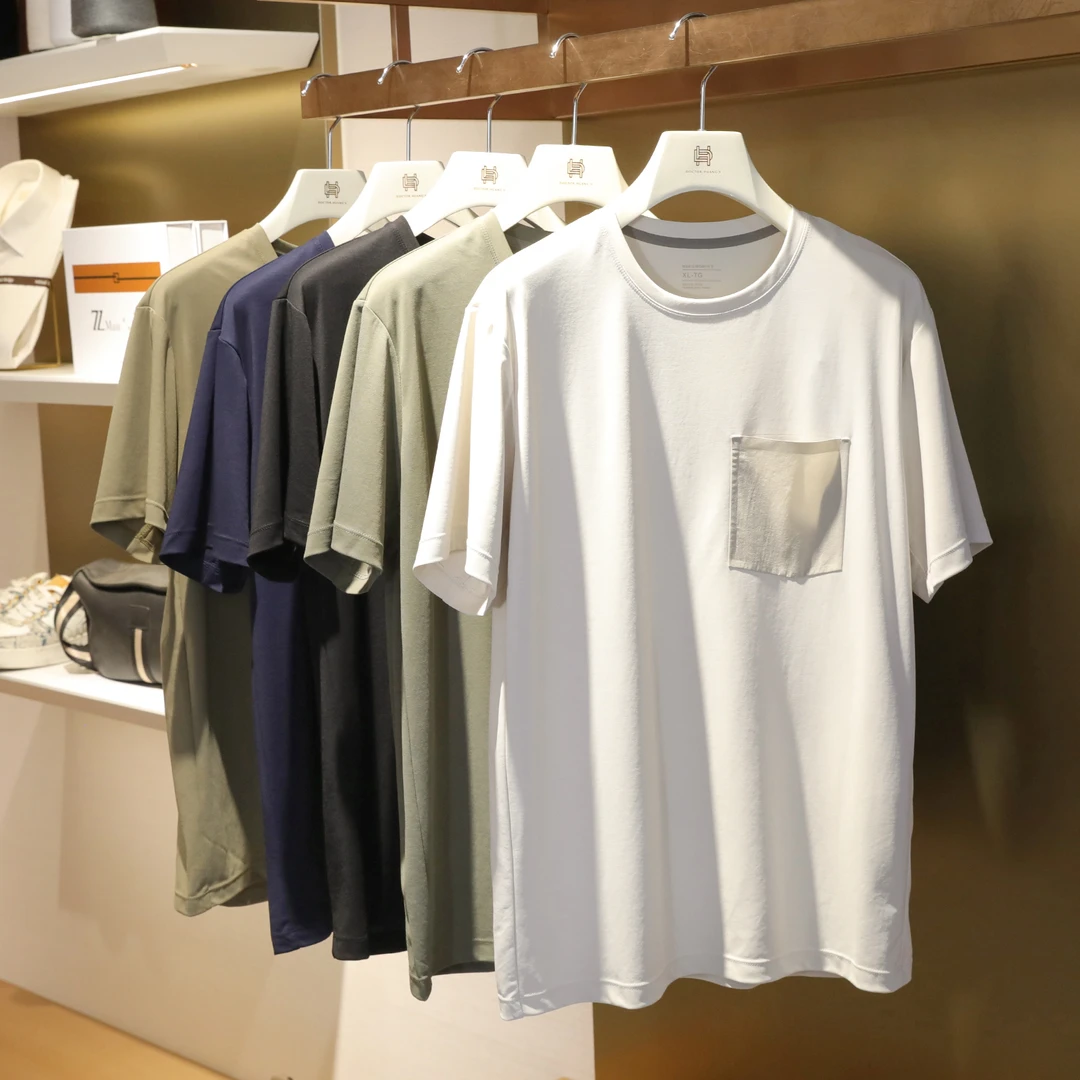 鸟系2025夏季新款男士户外运动跑步休闲轻量透气速干短袖T恤1038