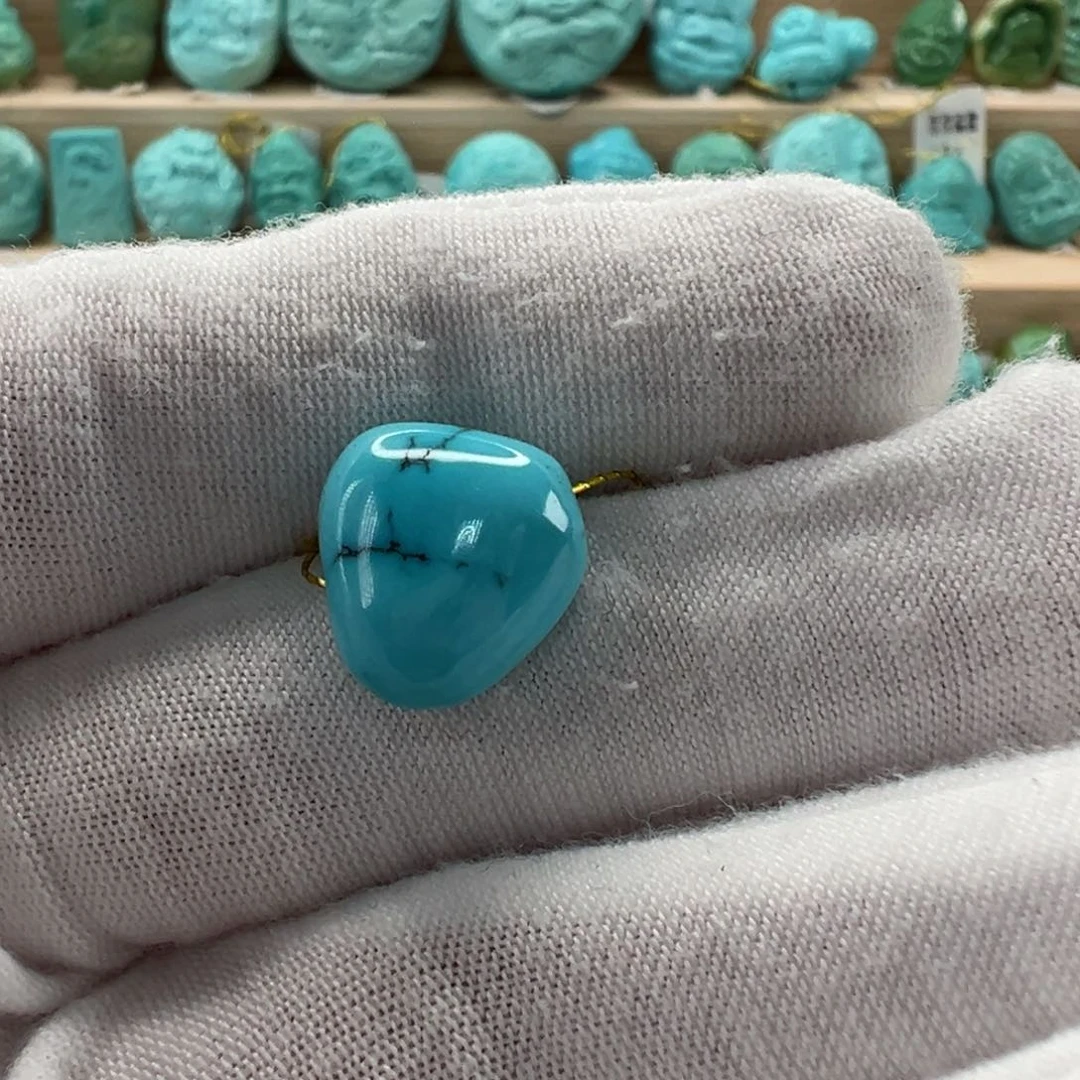 未镶嵌绿松石随形 13.5mm