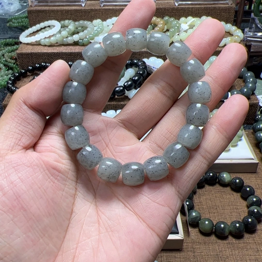 手链未镶嵌和田玉（糖玉）