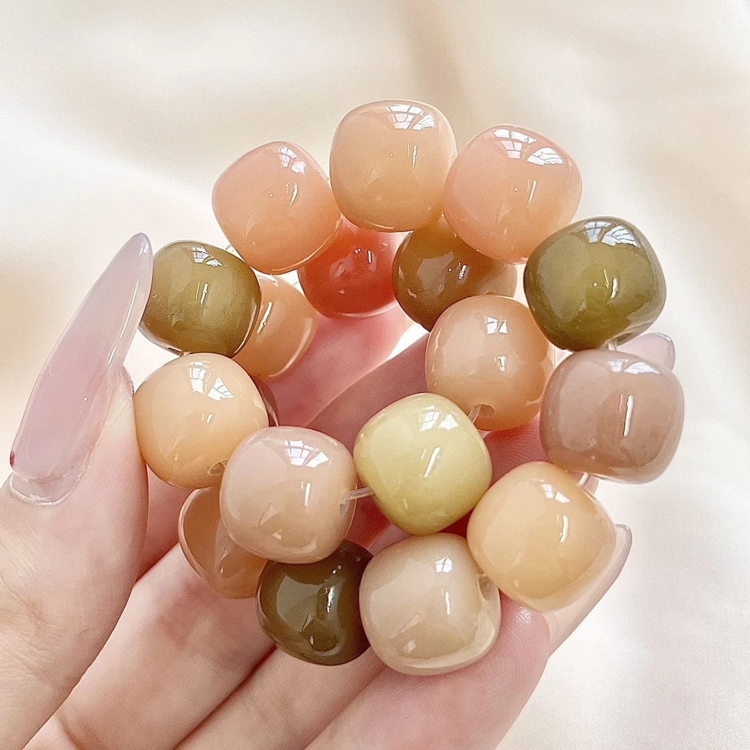 1号非金属DIY手工珠珠编绳手串水晶手链男女款情侣款百搭时尚