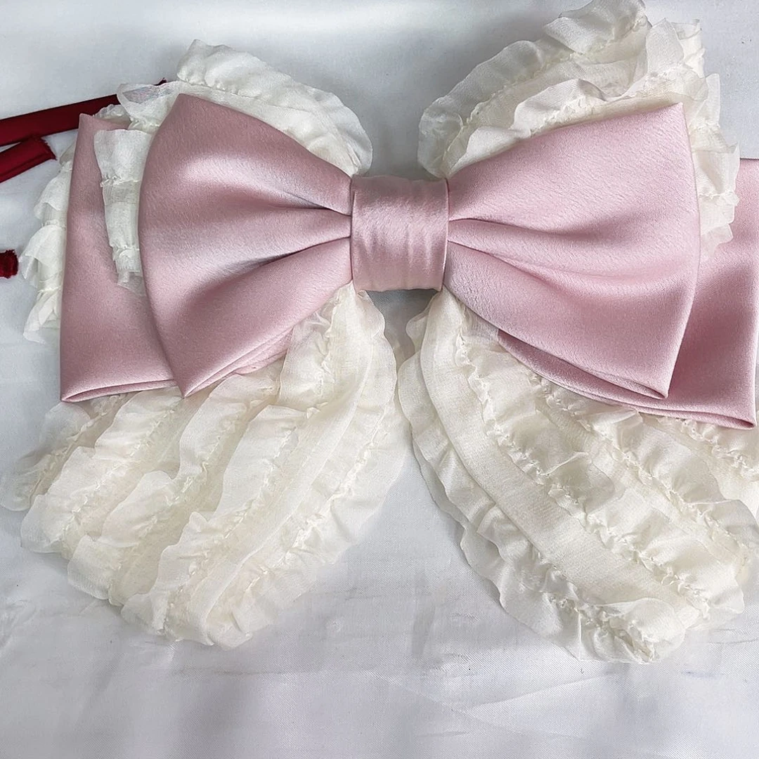 皮质非金属蝴蝶结发夹