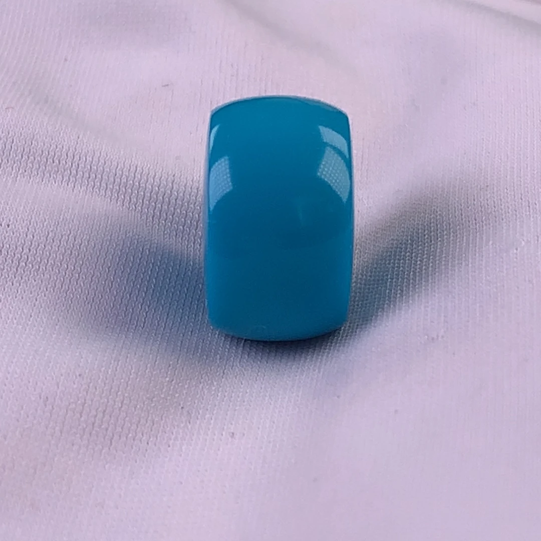 绿松石未镶嵌珠宝奇石14.3x8.6mm