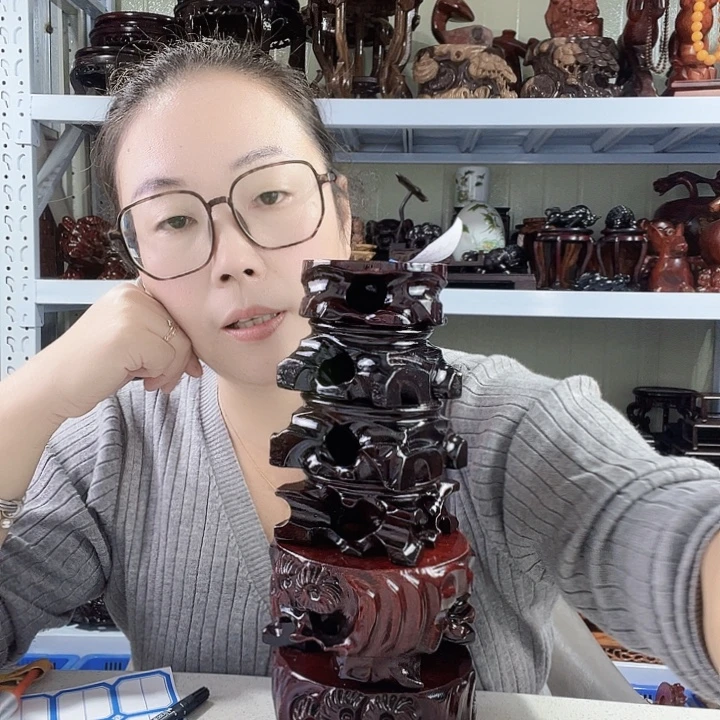 商***点木A越南马拉丝实木底座