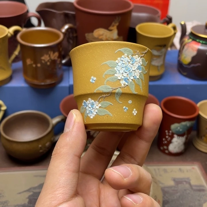 紫砂茶杯紫砂主人杯