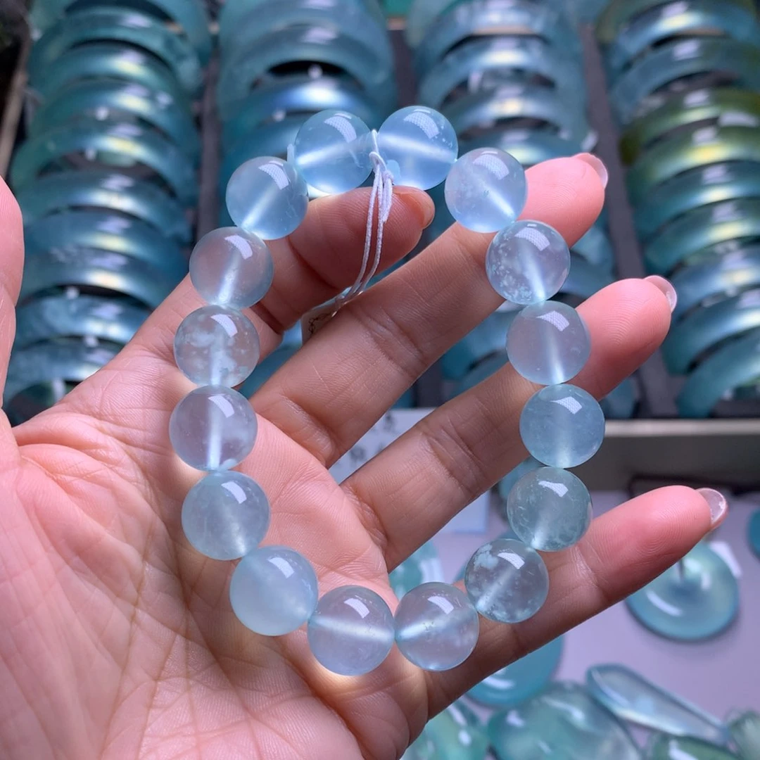 未镶嵌蛇纹石玉手串