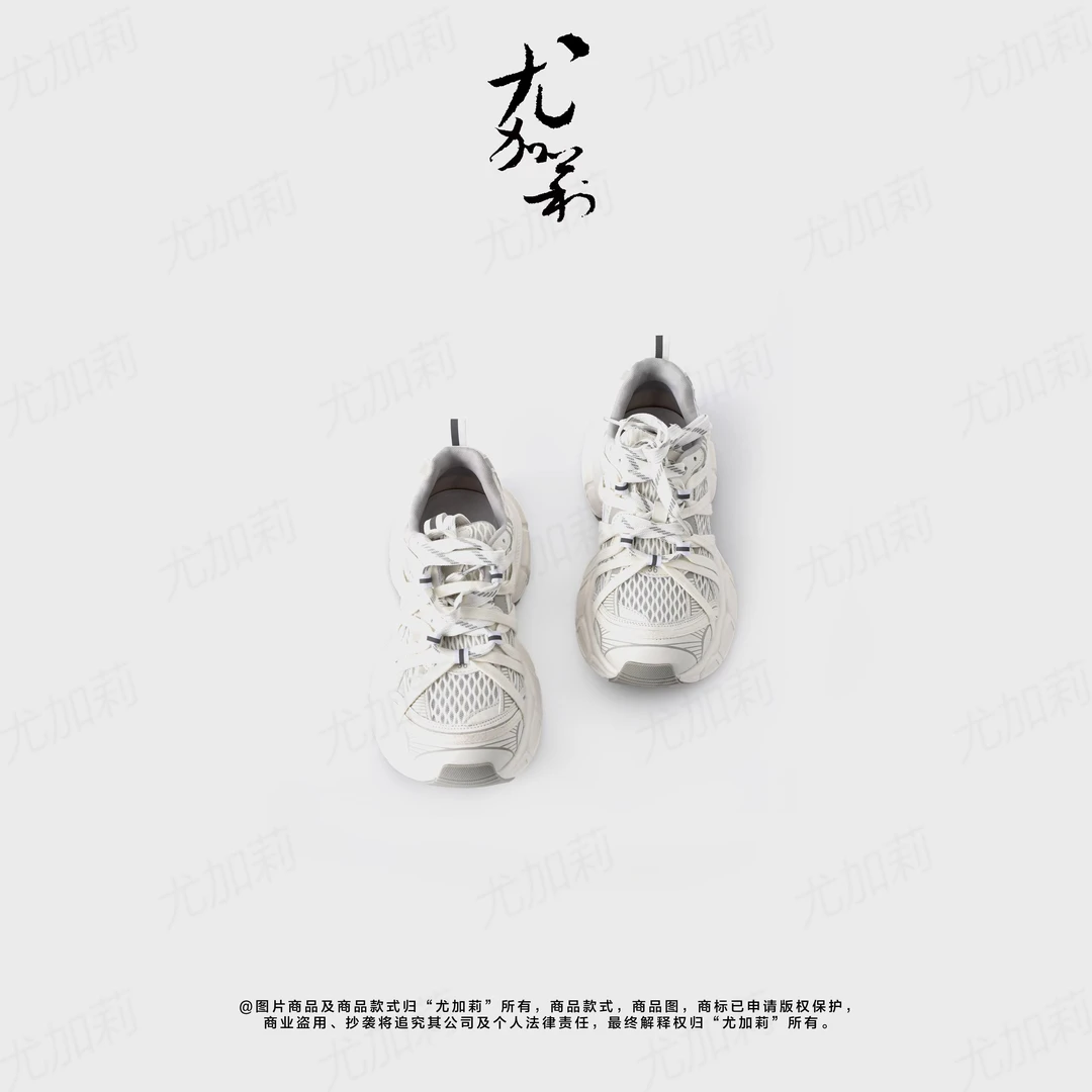 加莉精选【牛皮夏日老爹鞋】透气老爹鞋 分码