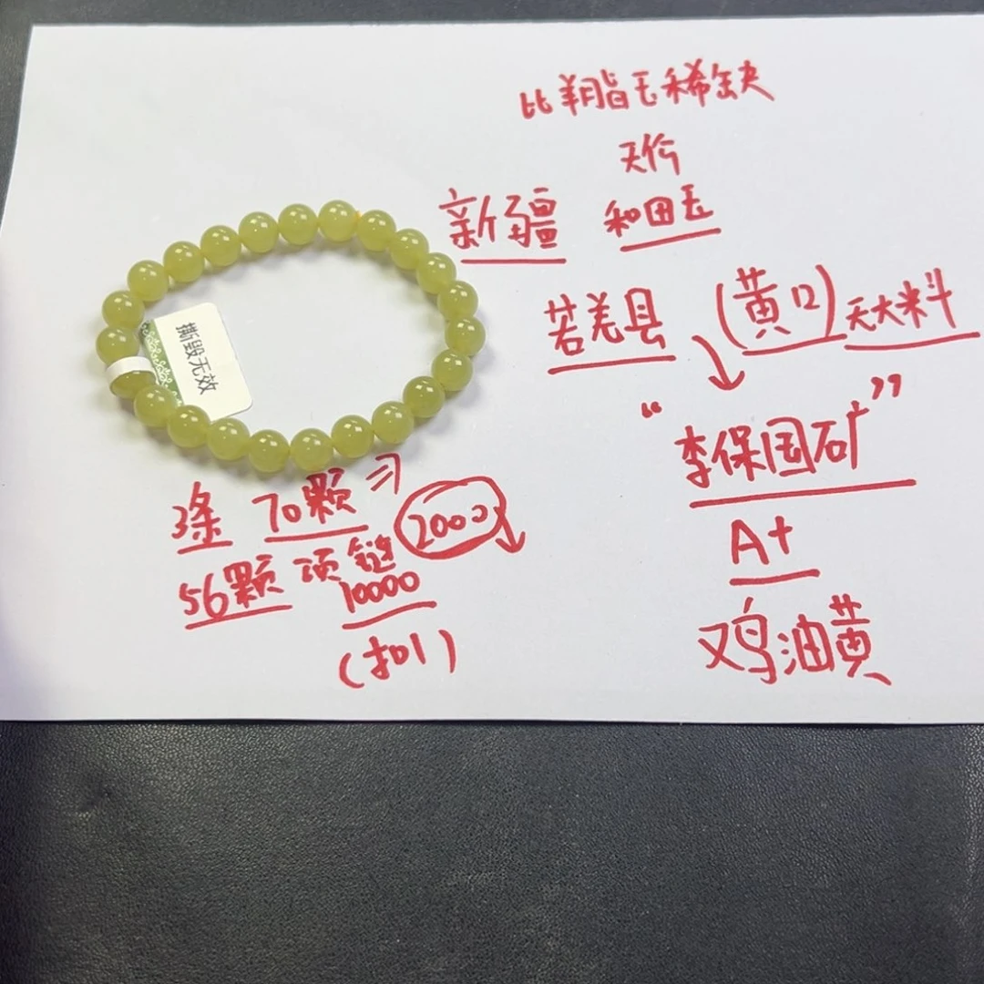 颈饰未镶嵌和田玉多样性拍一发一新疆若羌Ａ➕黄口卡8货头