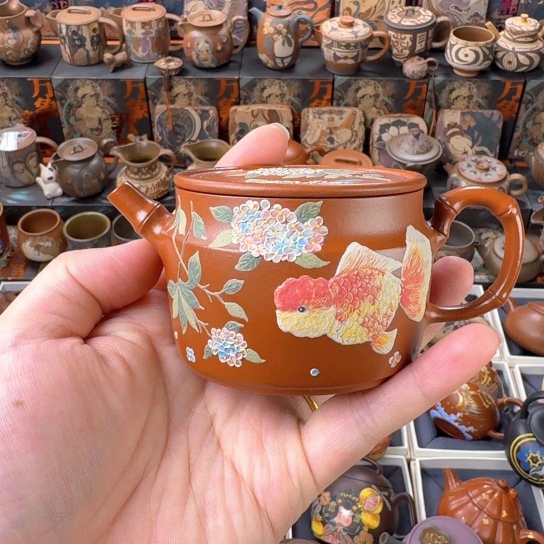 茶壶紫砂145cc原矿精工半手