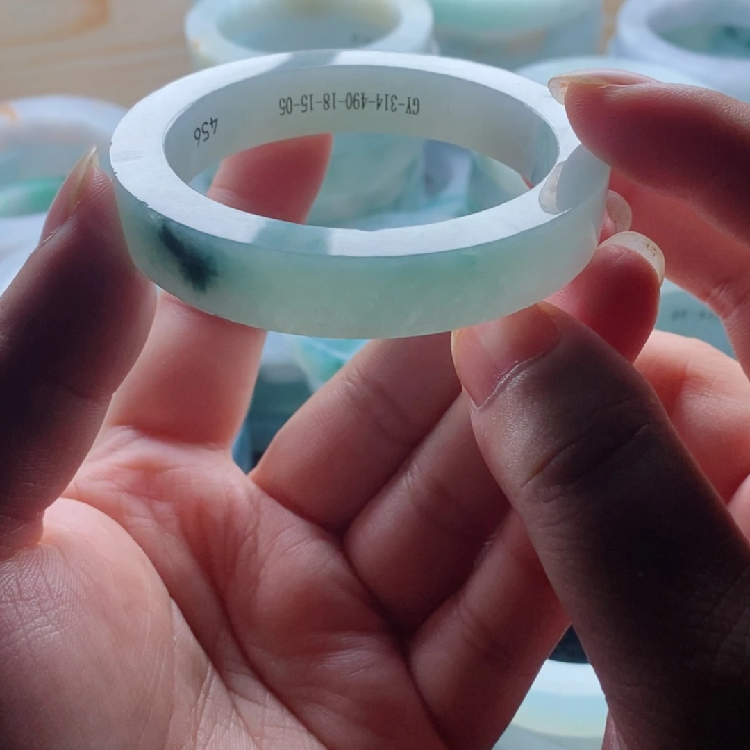 定制翡翠A货未镶嵌艾**麻