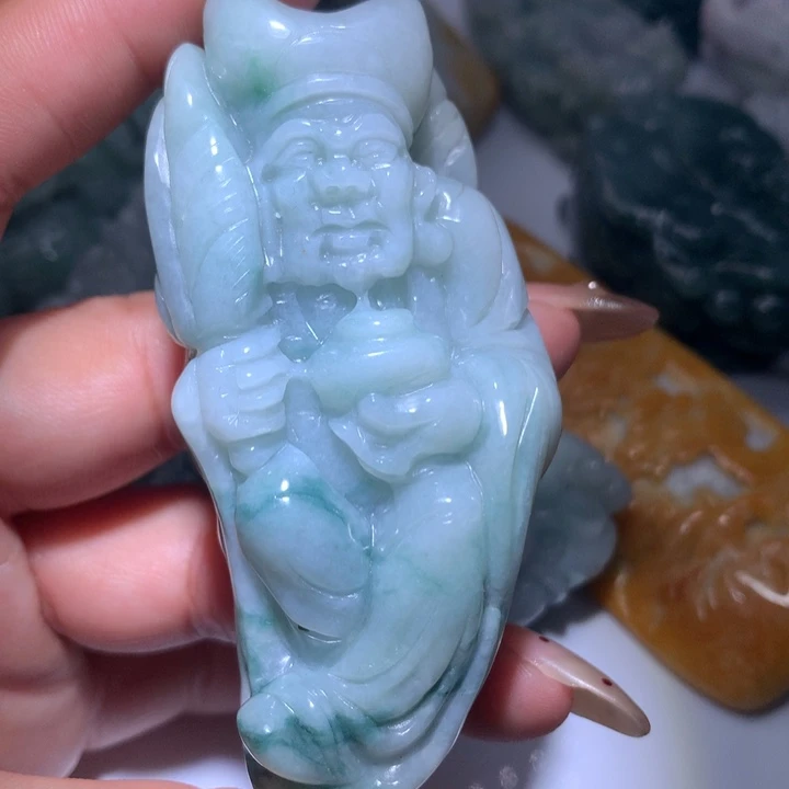 翡翠未镶嵌颈饰保真天然A货翡翠