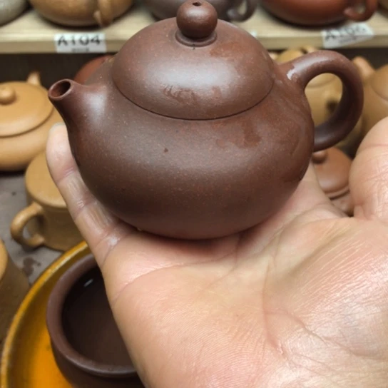 茶壶紫砂紫泥文但180豪升左右