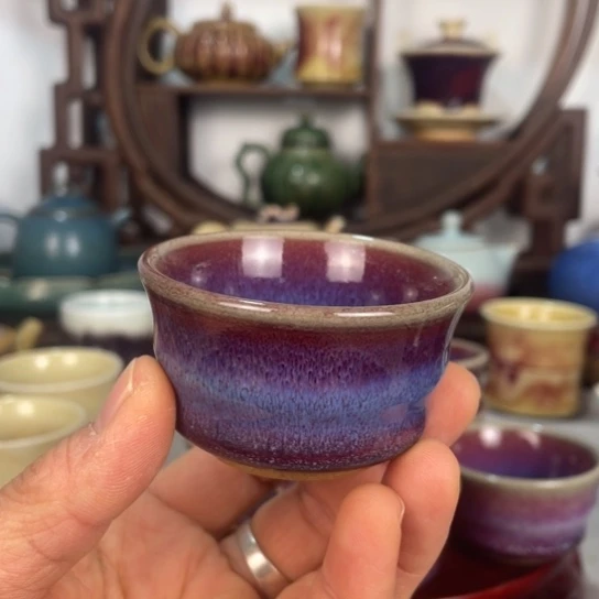 神垕钧瓷茶器为****斗神垕钧瓷茶器