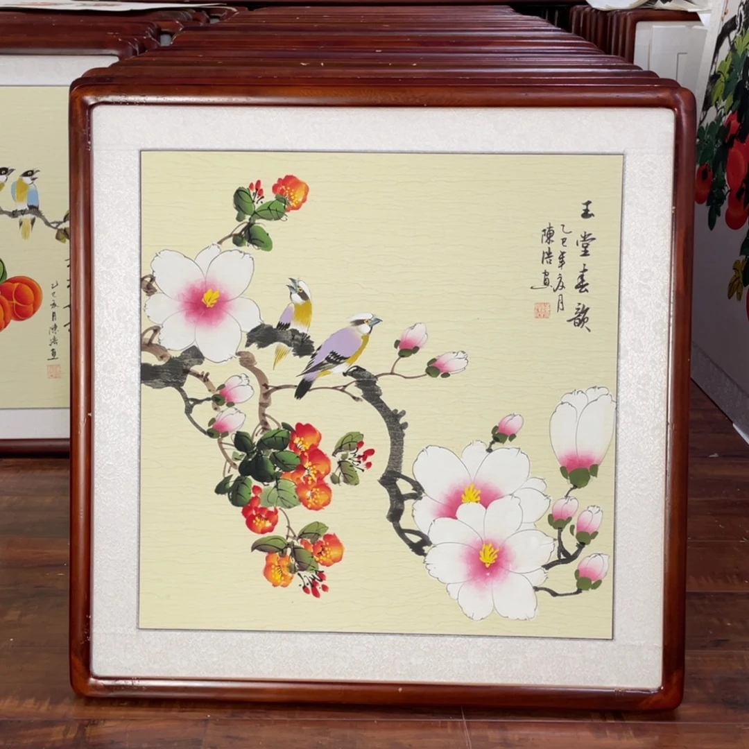 国画带框尺寸63*63厘米