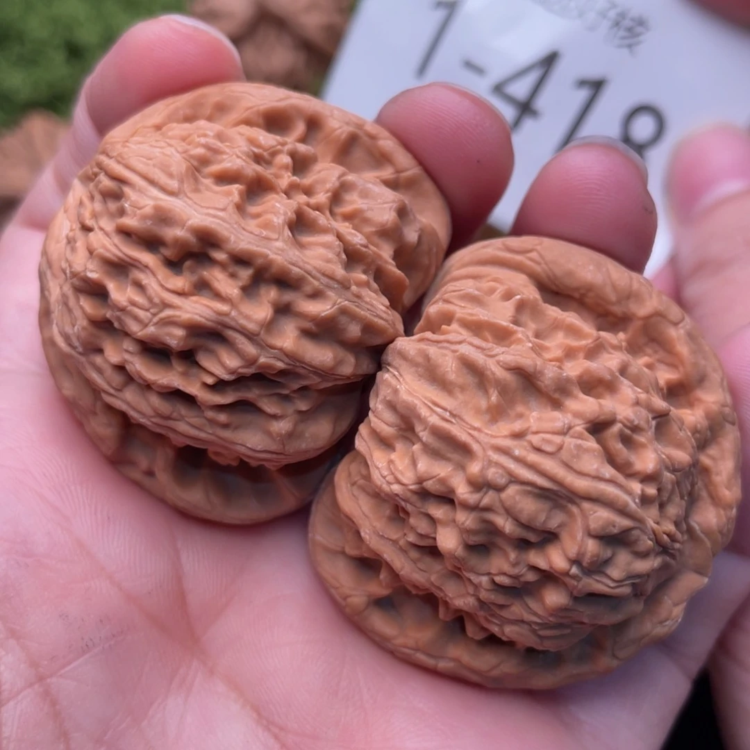 文玩核桃把件白狮子43