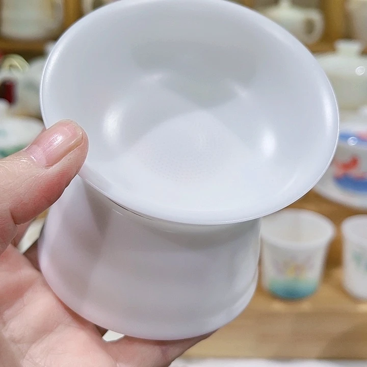 高冰素烧两件套茶漏