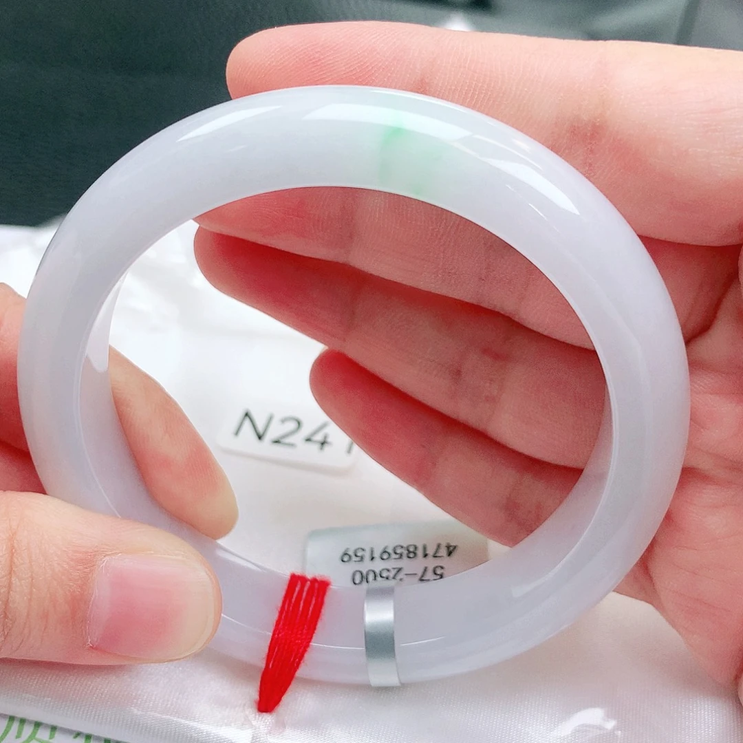 翡翠未镶嵌手镯缅甸天然a货翡翠手镯