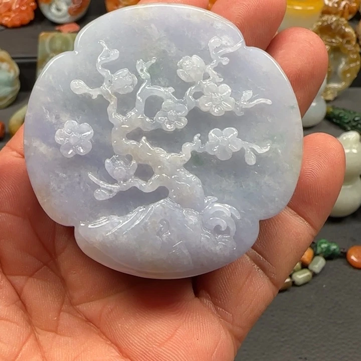 闲***木定制翡翠未镶嵌翡翠