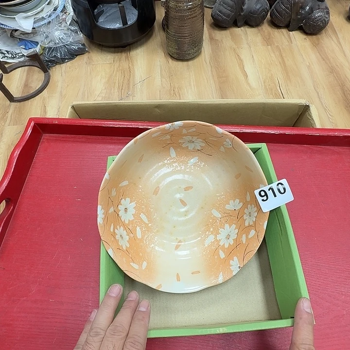 瓷片工艺品摆件瓷器摆件正能量