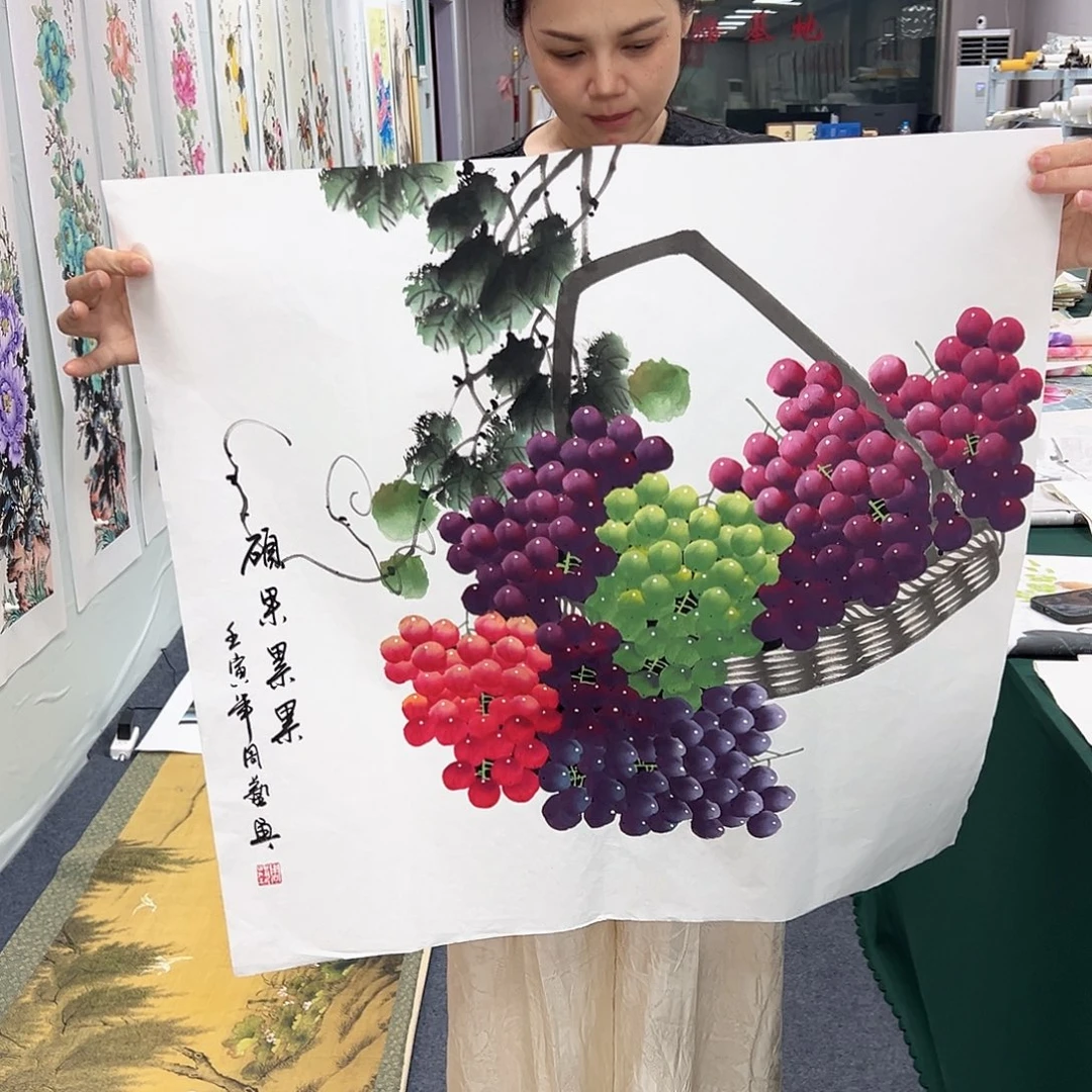 国画宣纸国画纯手绘作品
