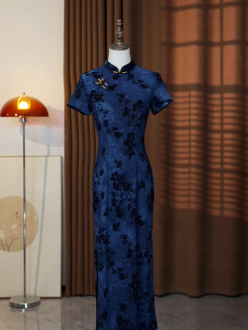 柒木棠 森栩 春夏款气质日常优雅款旗袍（衣长120cm）