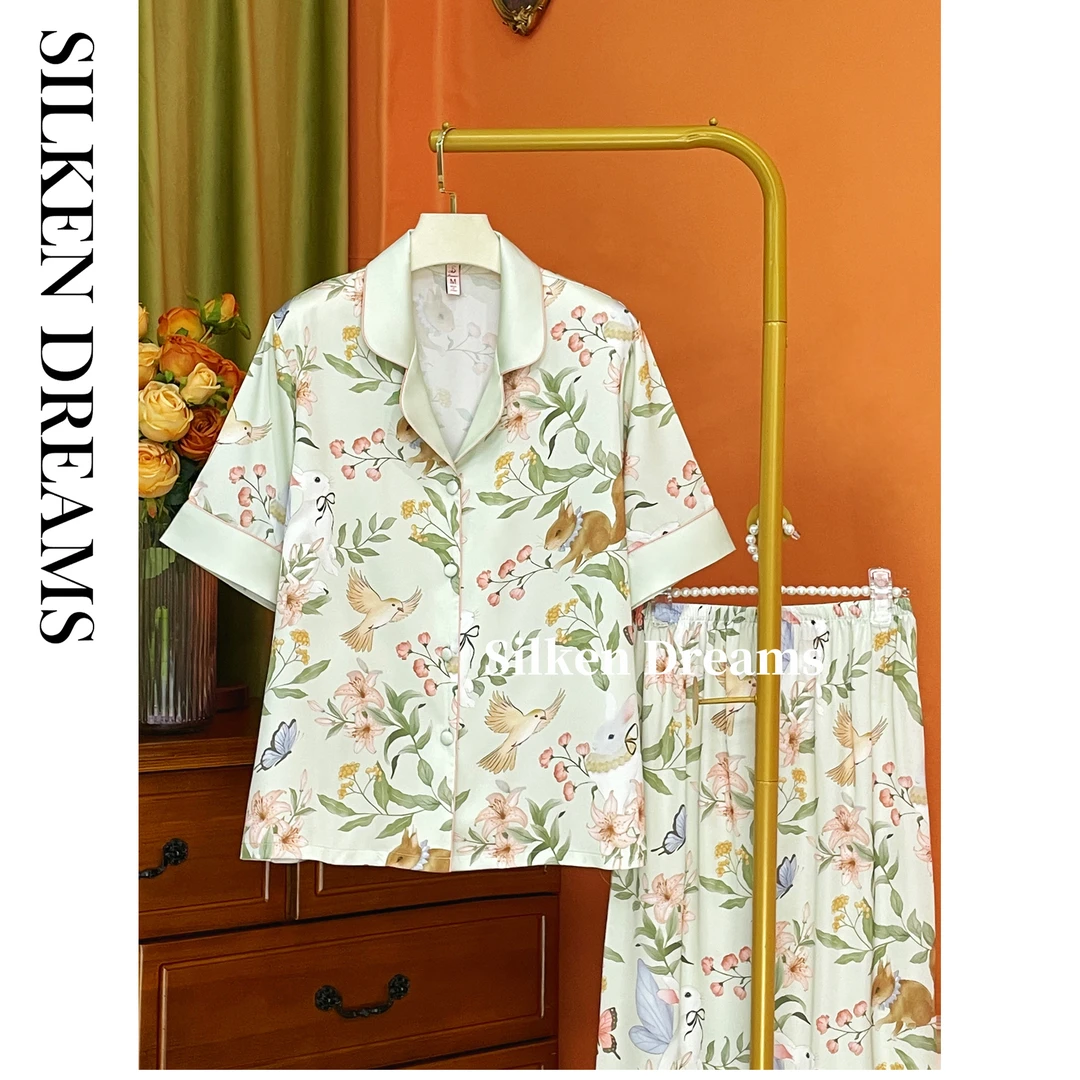 【旅行者 | 挪威之约】夏季轻奢可爱薄款睡衣家居服套装7