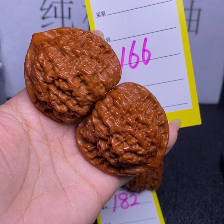 文玩核桃把件166/47官帽