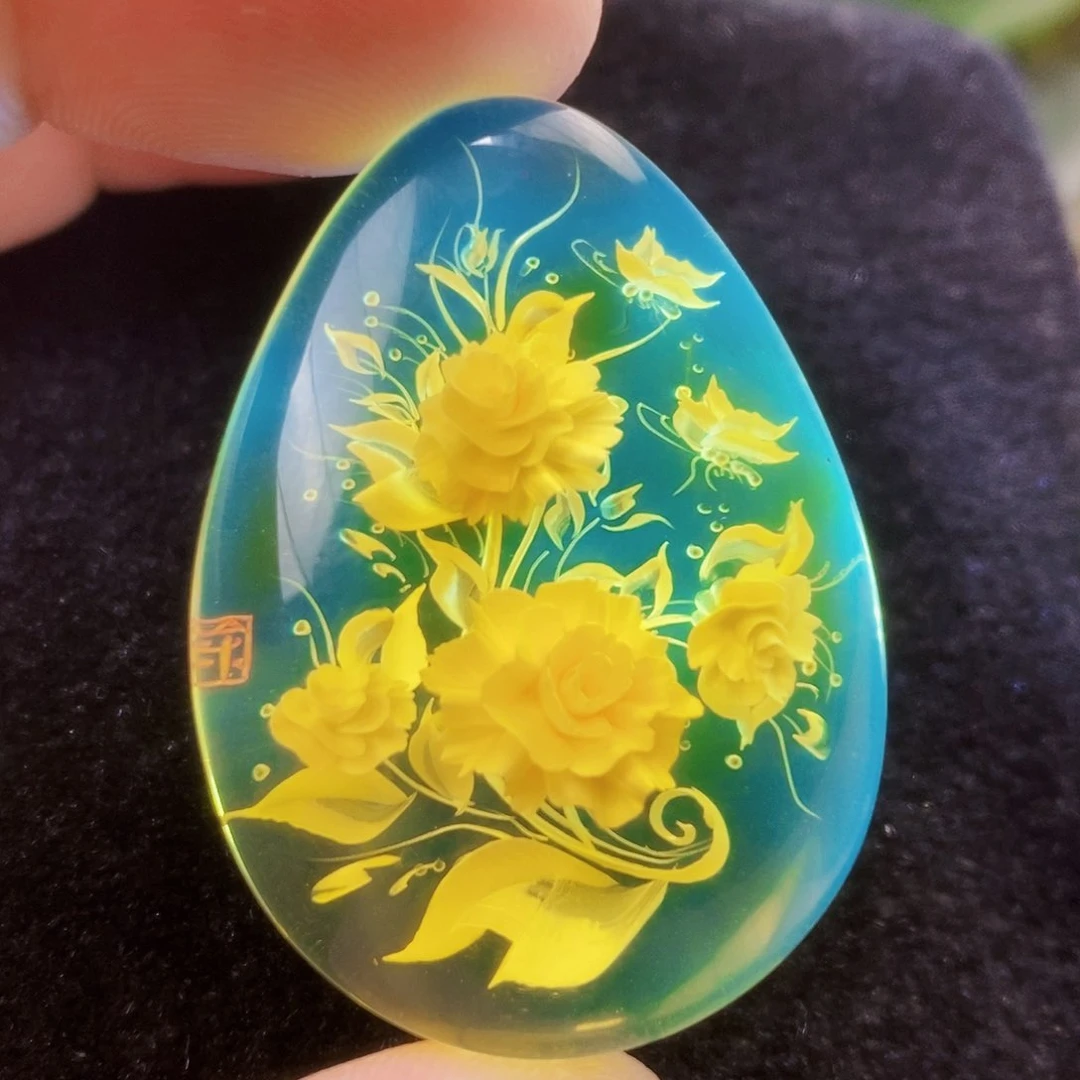 【闪购商品】金珀吊坠(不含链)未镶嵌