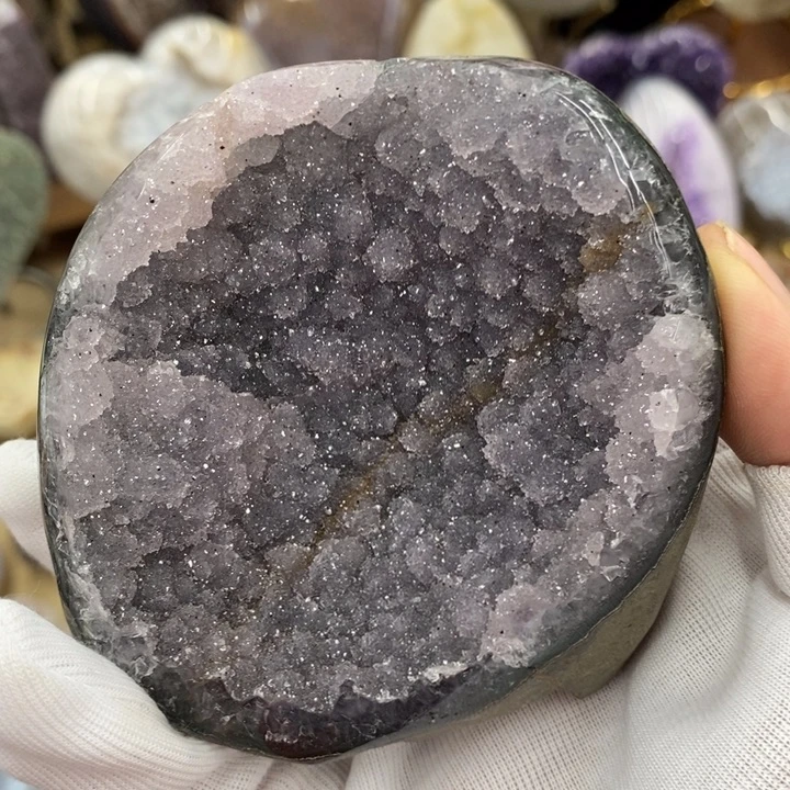 紫晶未镶嵌珠宝半成品